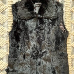 Surell rabbit fur vest